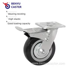 Heavy Duty TPU Wearing Resisting Universal Trolley Wheel